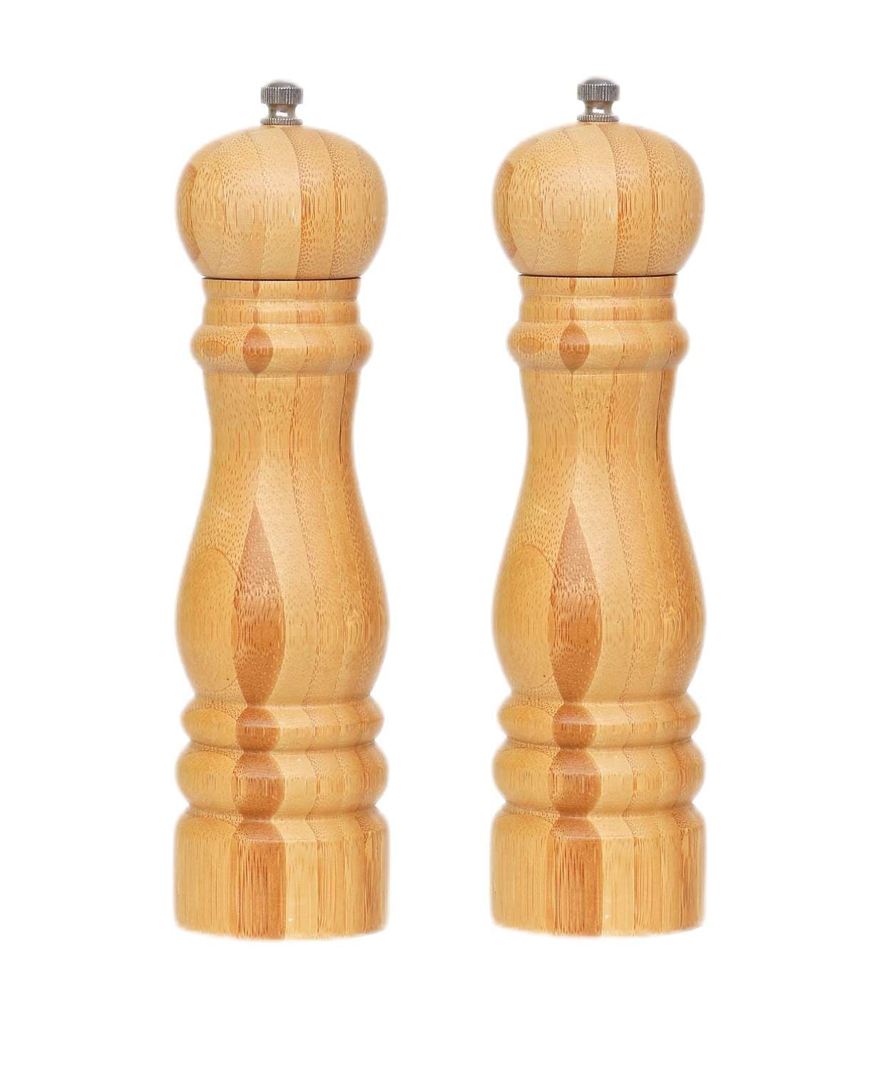 Kryddkvarnset i bambu, 2 delar, 22 cm höjd