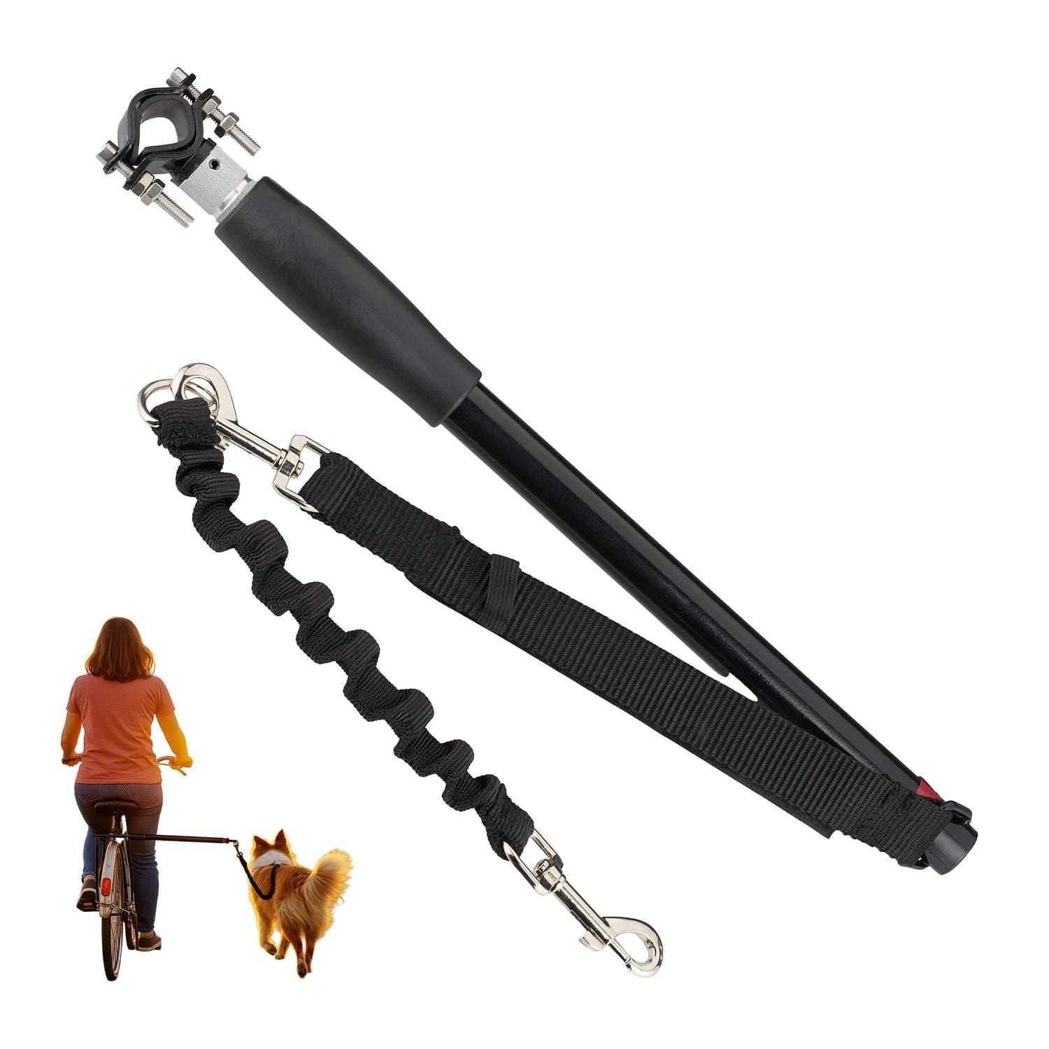 Hundcykelkoppel med stabilisator – Universal Fit