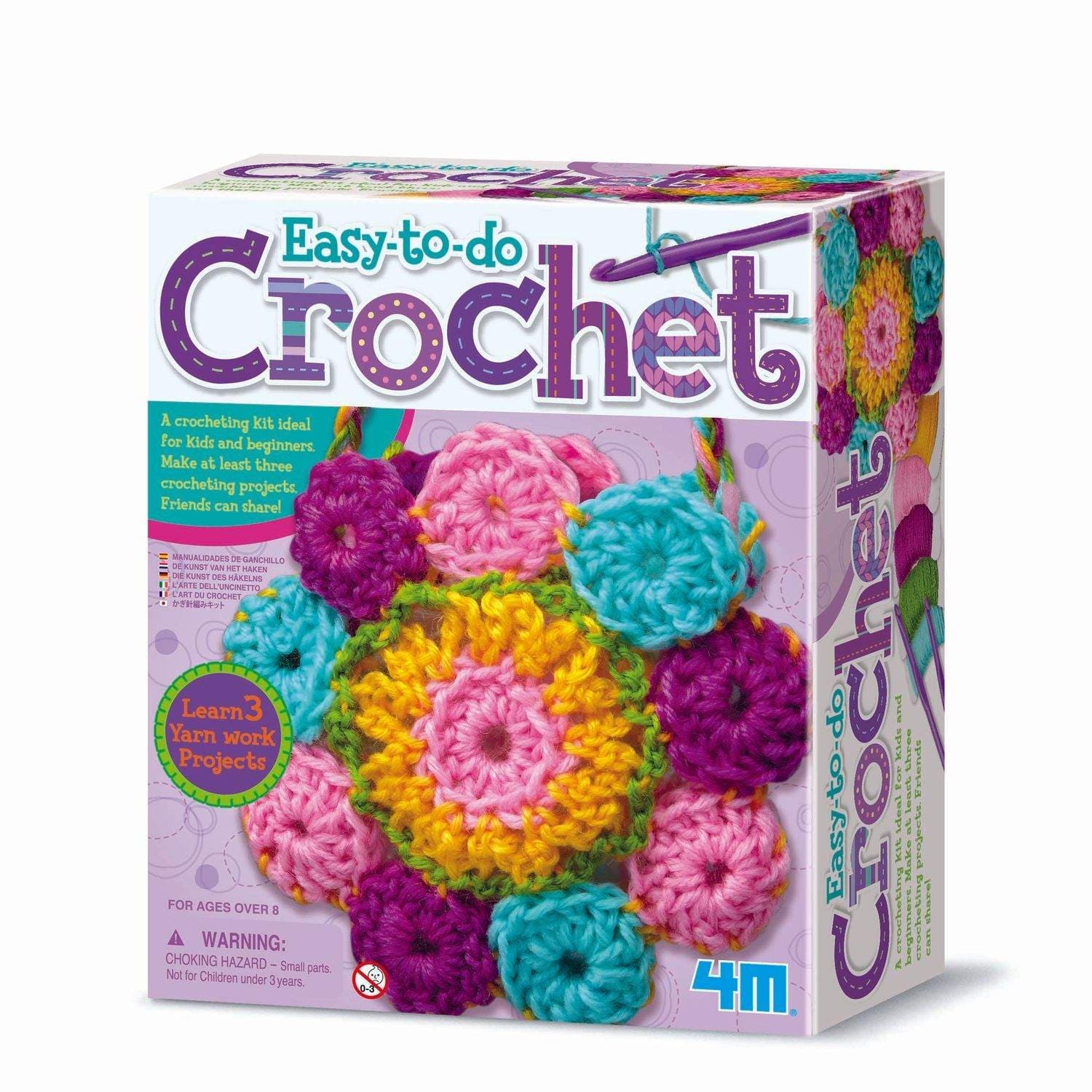 DIY Crochet Kit för nybörjare, 4M Easy Project