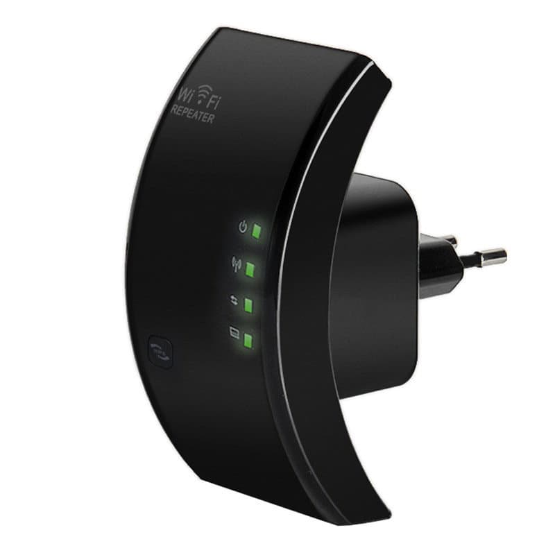 Trådlös Wifi Repeater - Svart