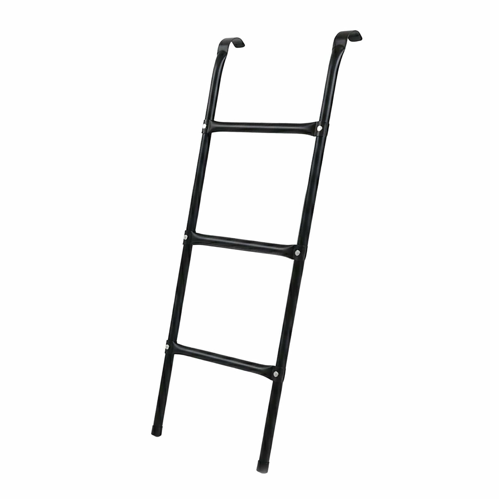 Trampolinstege – Svart, Enkel att fästa, Stålram