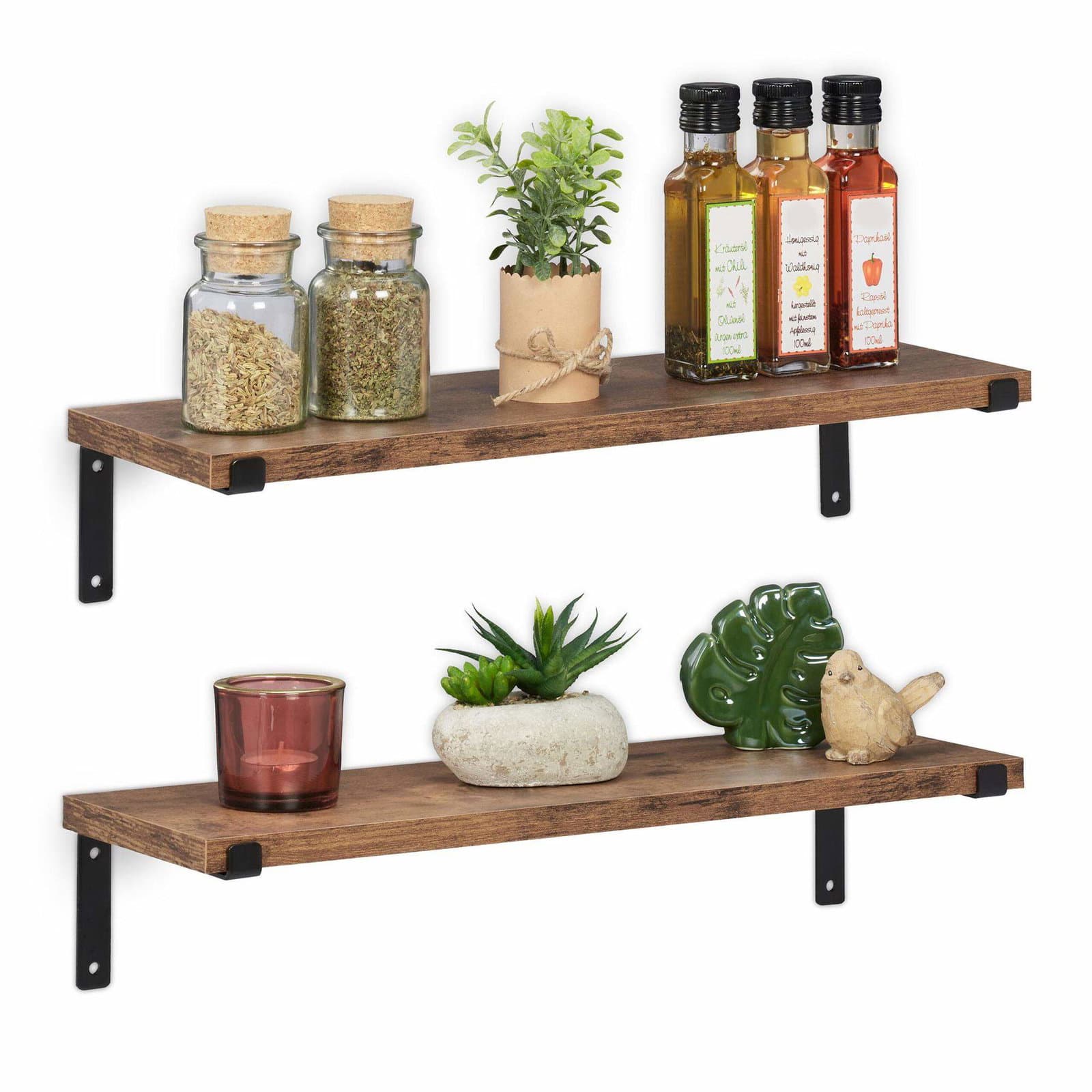Set med 2 industriella väggställ