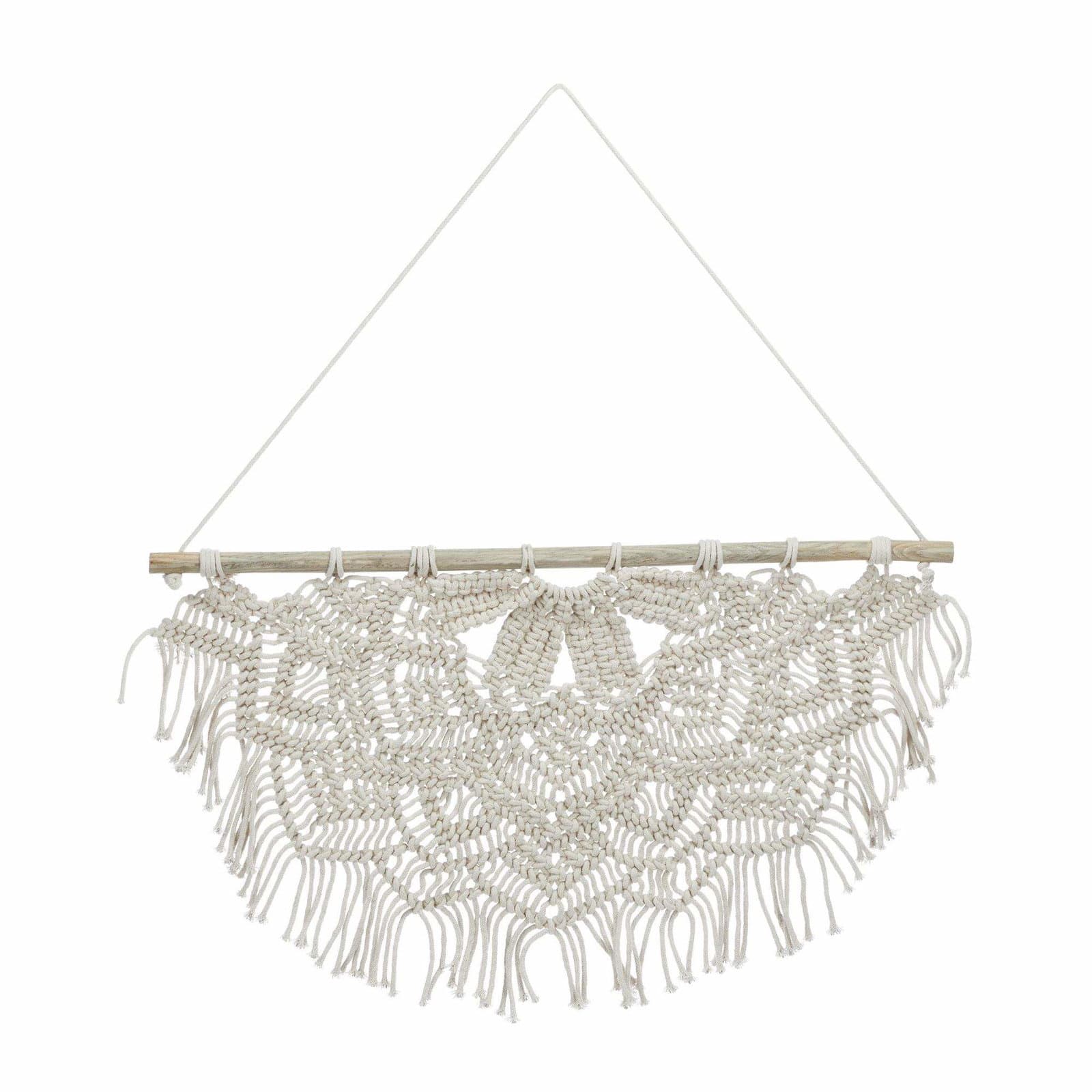 Zig-Zag Macramé Vägghängande