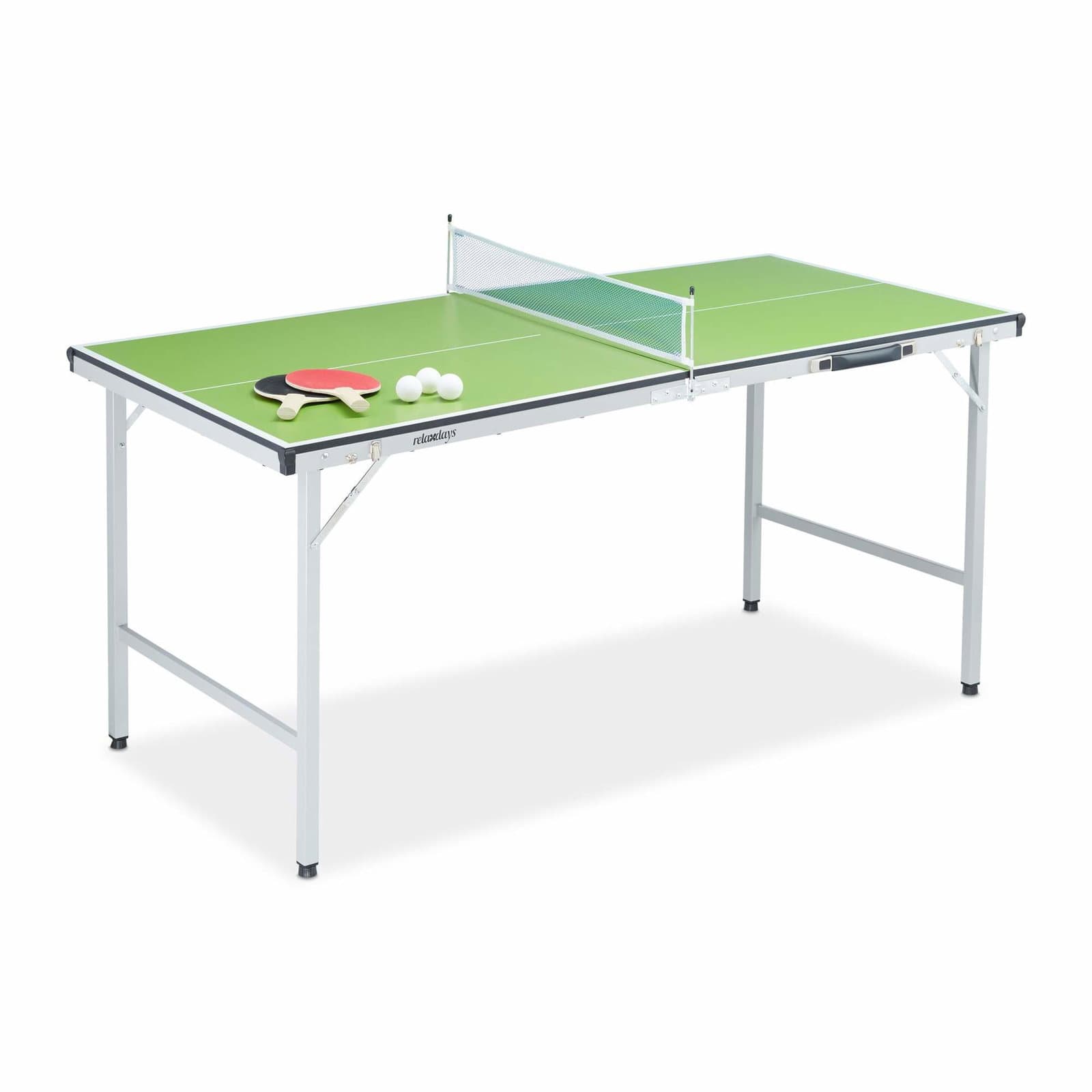Grönt pingisbord med tillbehör