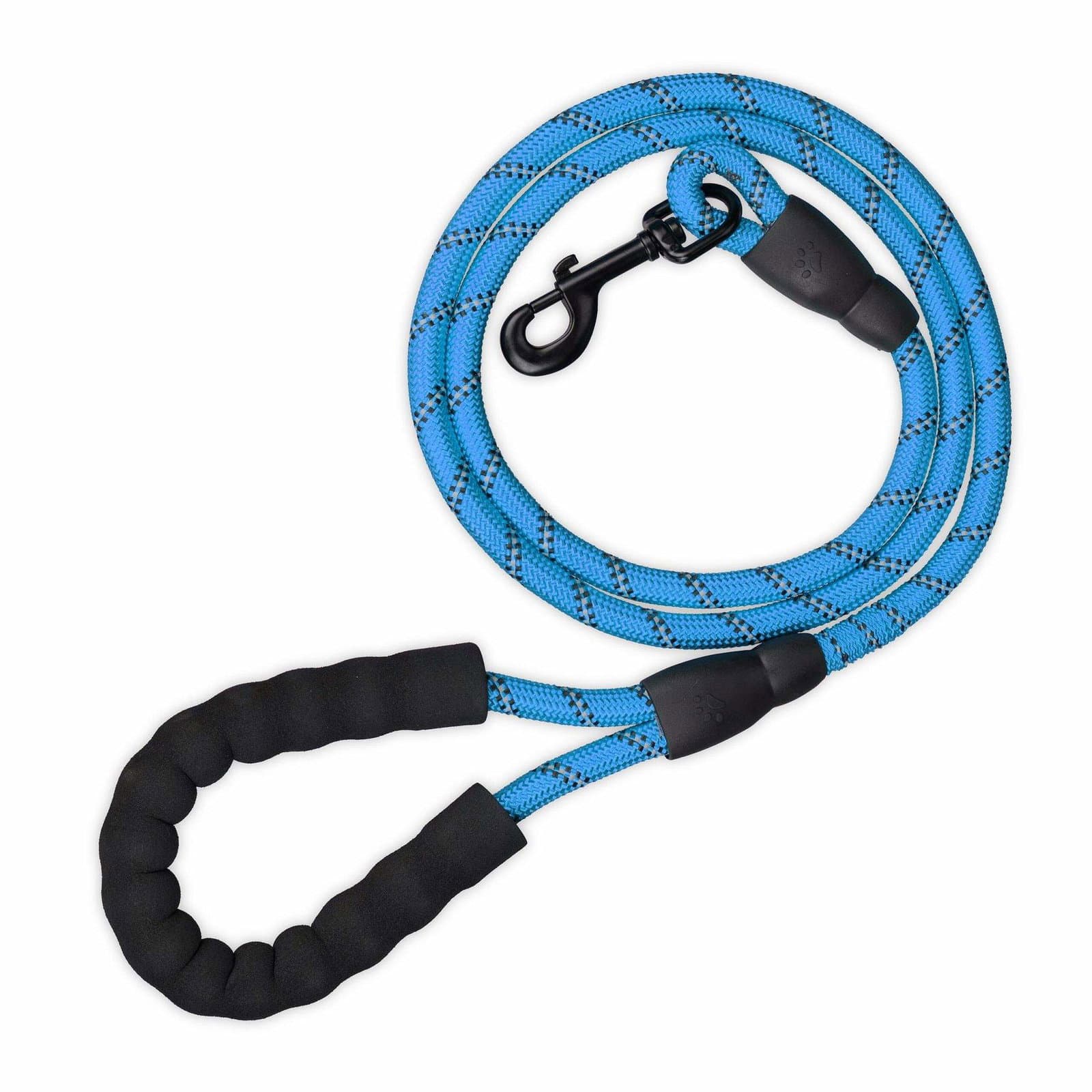 Vadderat hundkoppel blått 150 cm