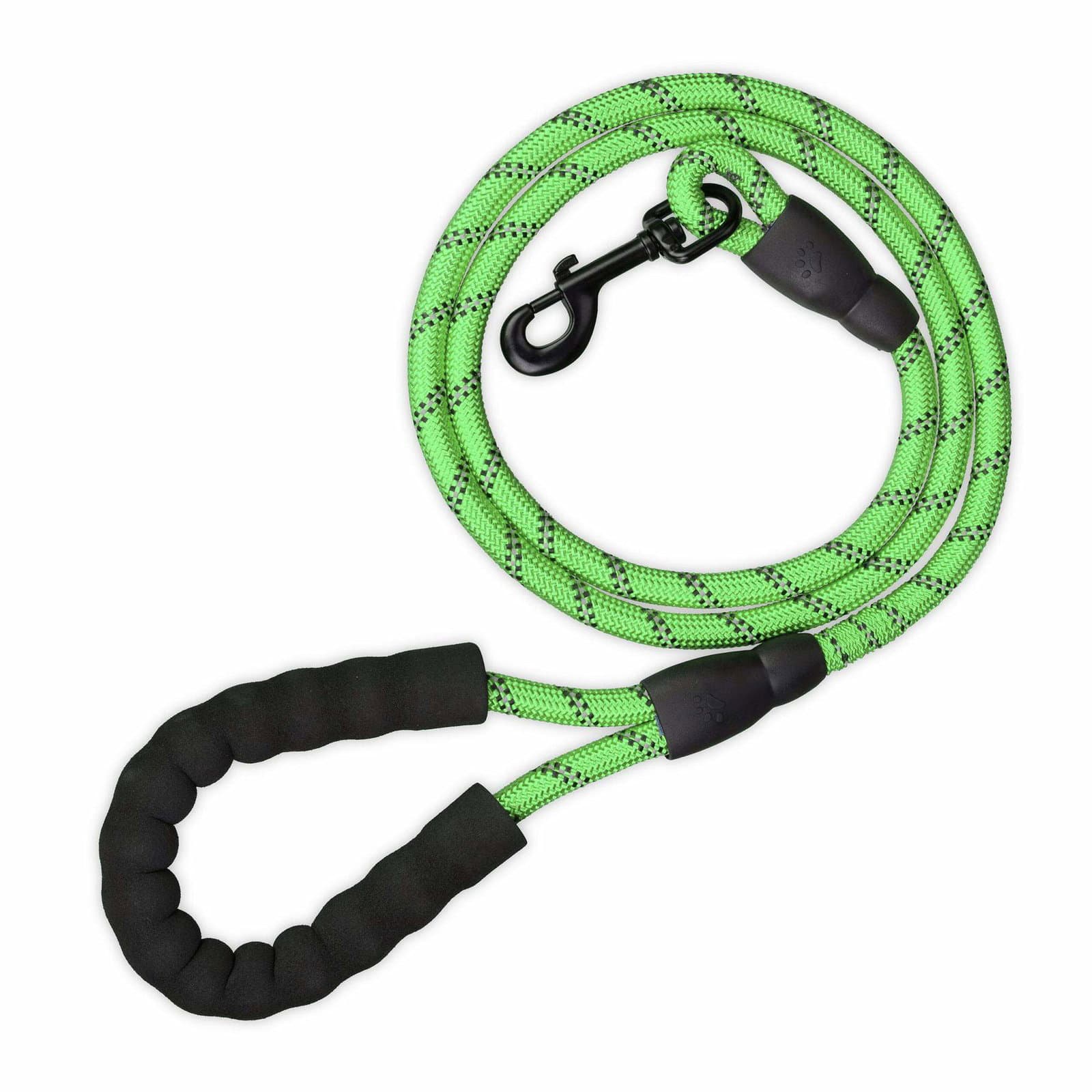 Vadderat hundkoppel grönt 150 cm