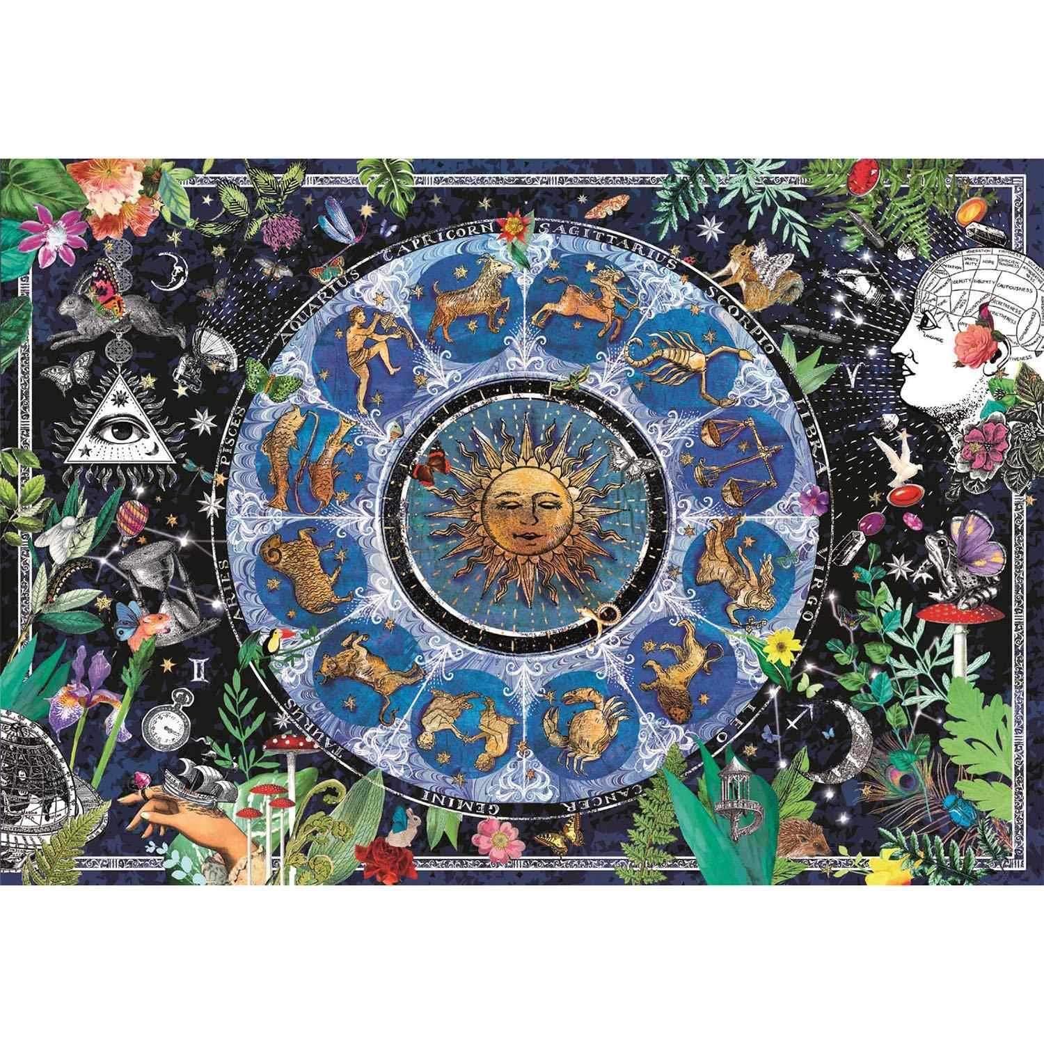 1000 st. CB HQC Astrologiskt diagram