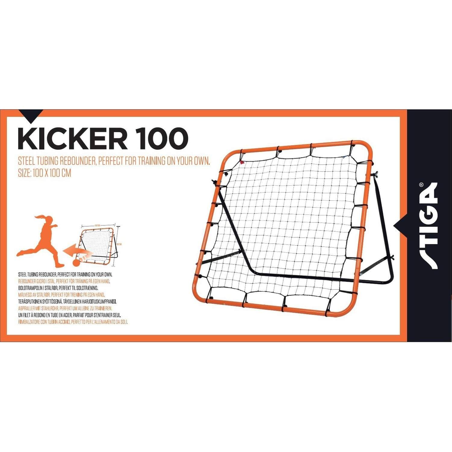 FB Rebounder Kicker 100 Svart/Orange