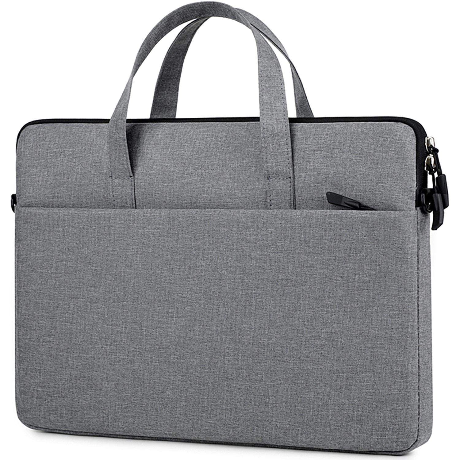 Laptopväska Slim 15,6" Blå – Vadderad, Axelrem