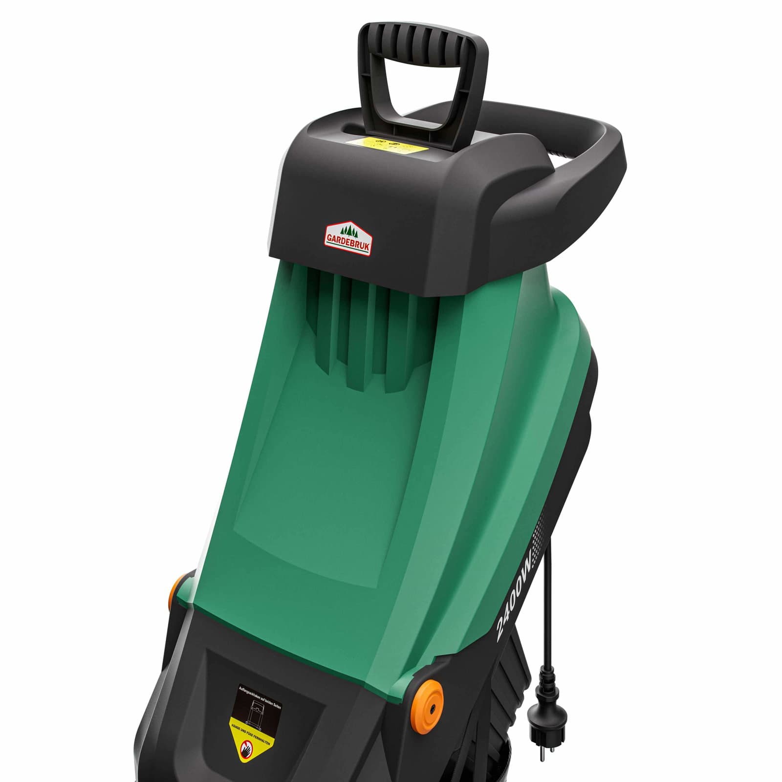 Trädgårdskross 2400W – 2x 50L påsar, 45mm kapacitet view 2