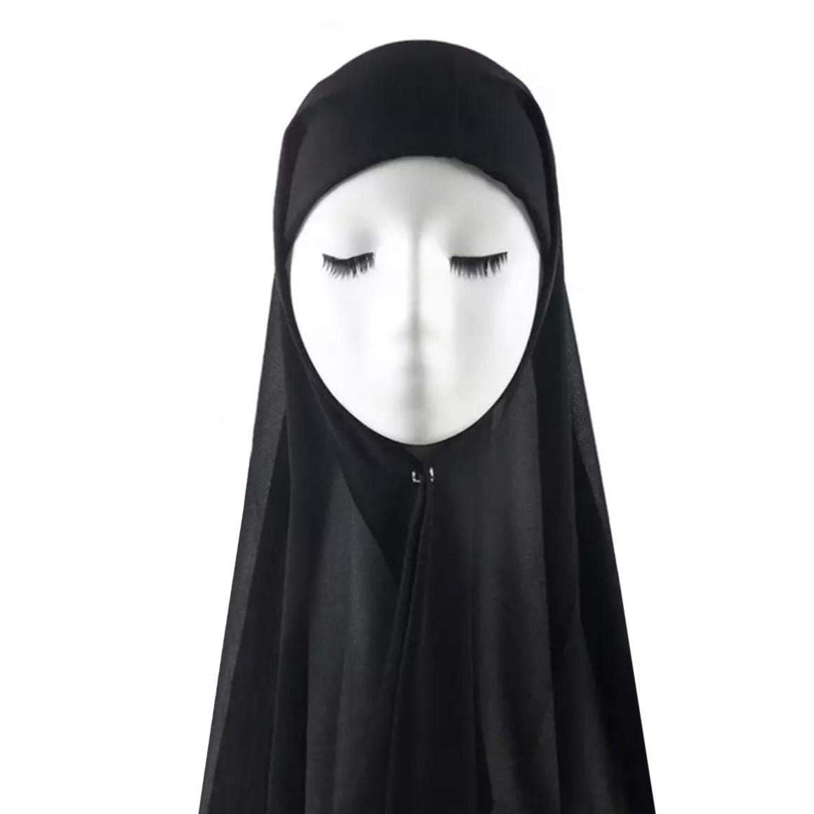 Hijab - Svart view 2