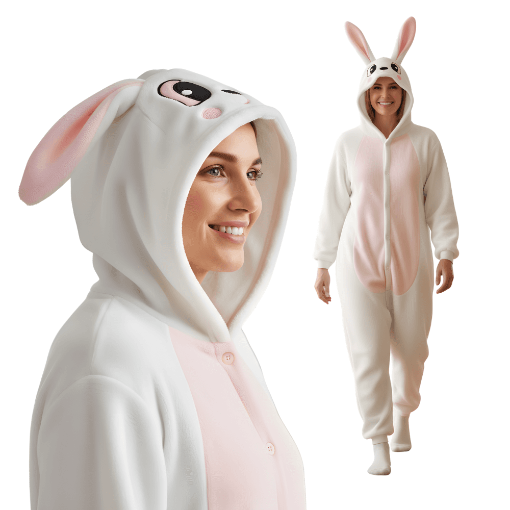 Kigurumi-pyjamas med kanin, storlek M: 155-165 cm