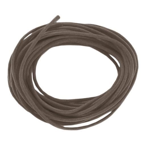 Snöre för smycken - MEGACREA DIY - Vaxat snöre - 5 m x 1 mm - Färg brun - Blandat