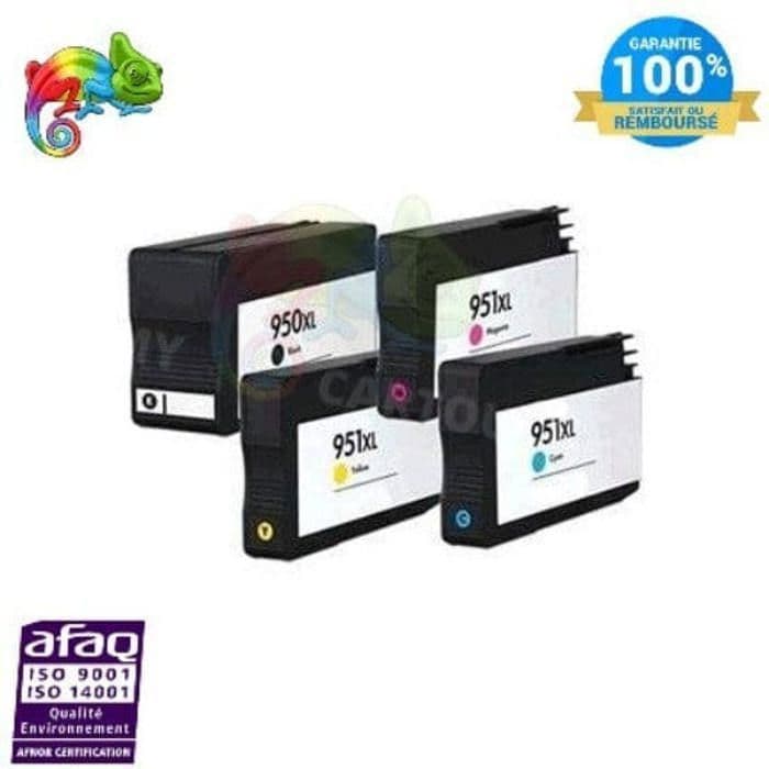 950XL 951XL Multipack Bläckpatroner Kompatibla för HP 950 och 951 XL Multipack Patron för HP Officejet Pro 8600 8615 8620