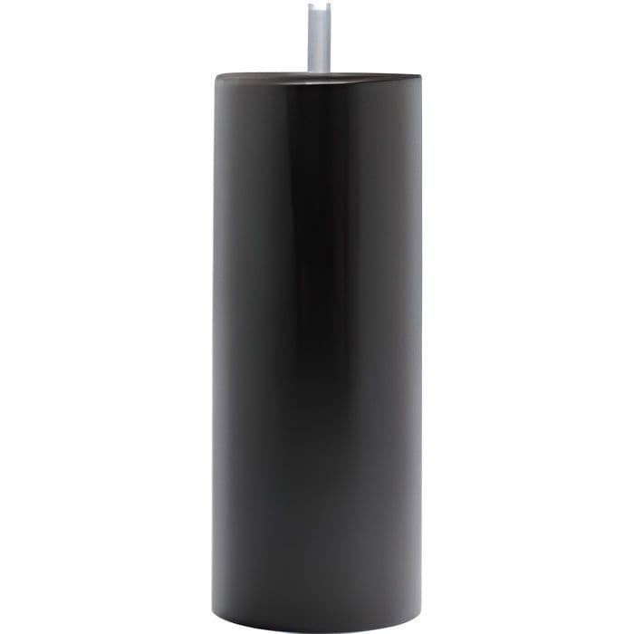 Set med 4 fotbrädor i bok – Höjd 15 cm – Svart lack – M8x20 skruvar.