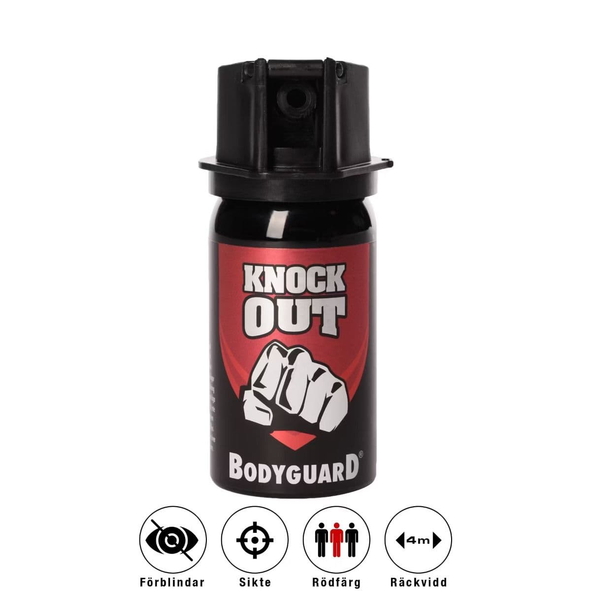 Bodyguard Knock Out Försvarsspray – licensfri view 2