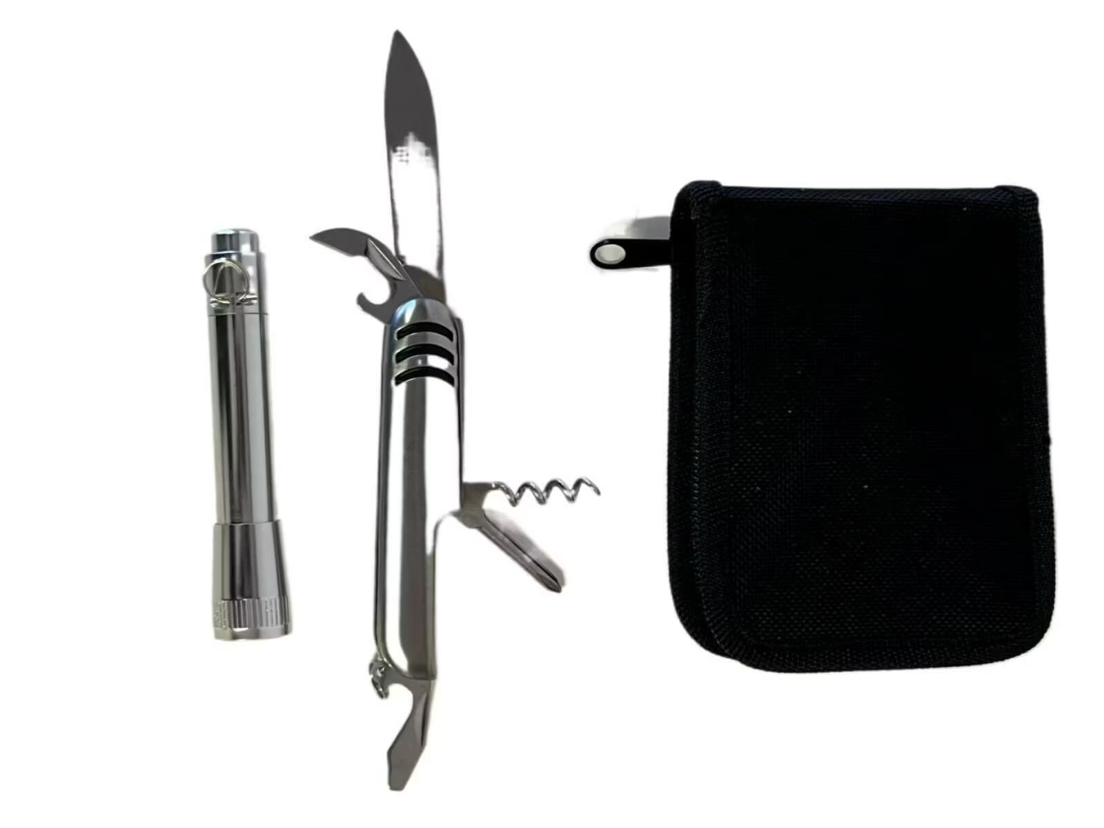 Multikniv och Ficklampa