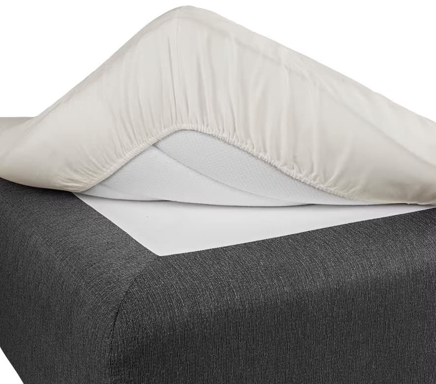 Dra på lakan Beige Borganäs of Sweden