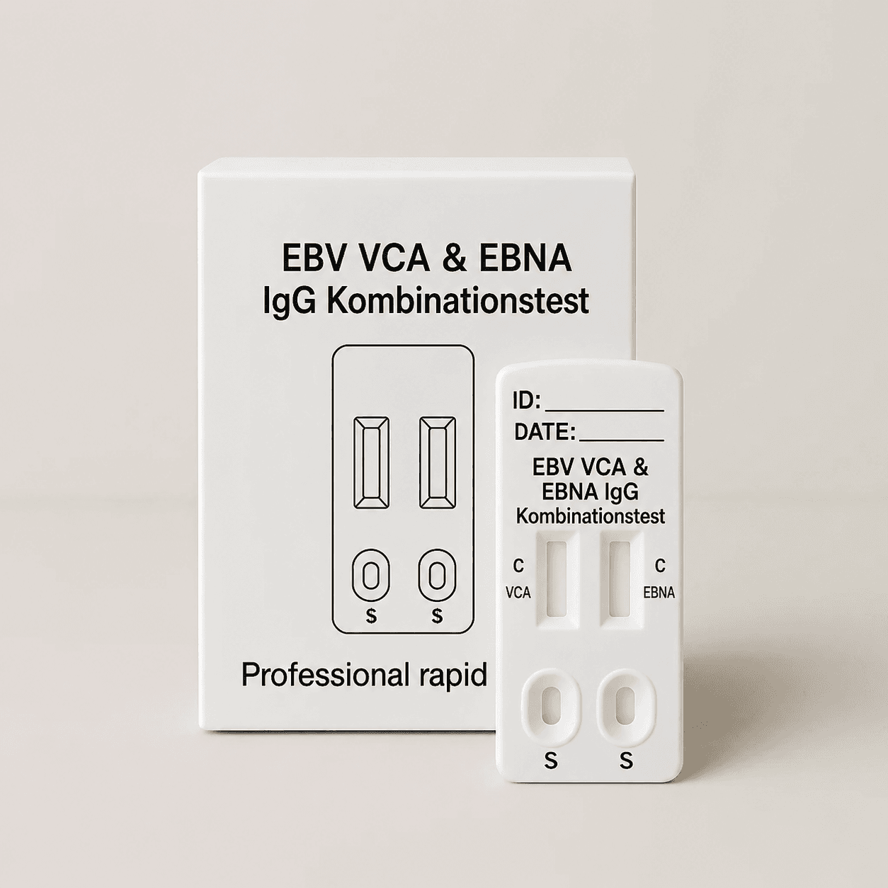 EBV VCA & EBNA IgG självtest 10-pack - Professionellt bruk