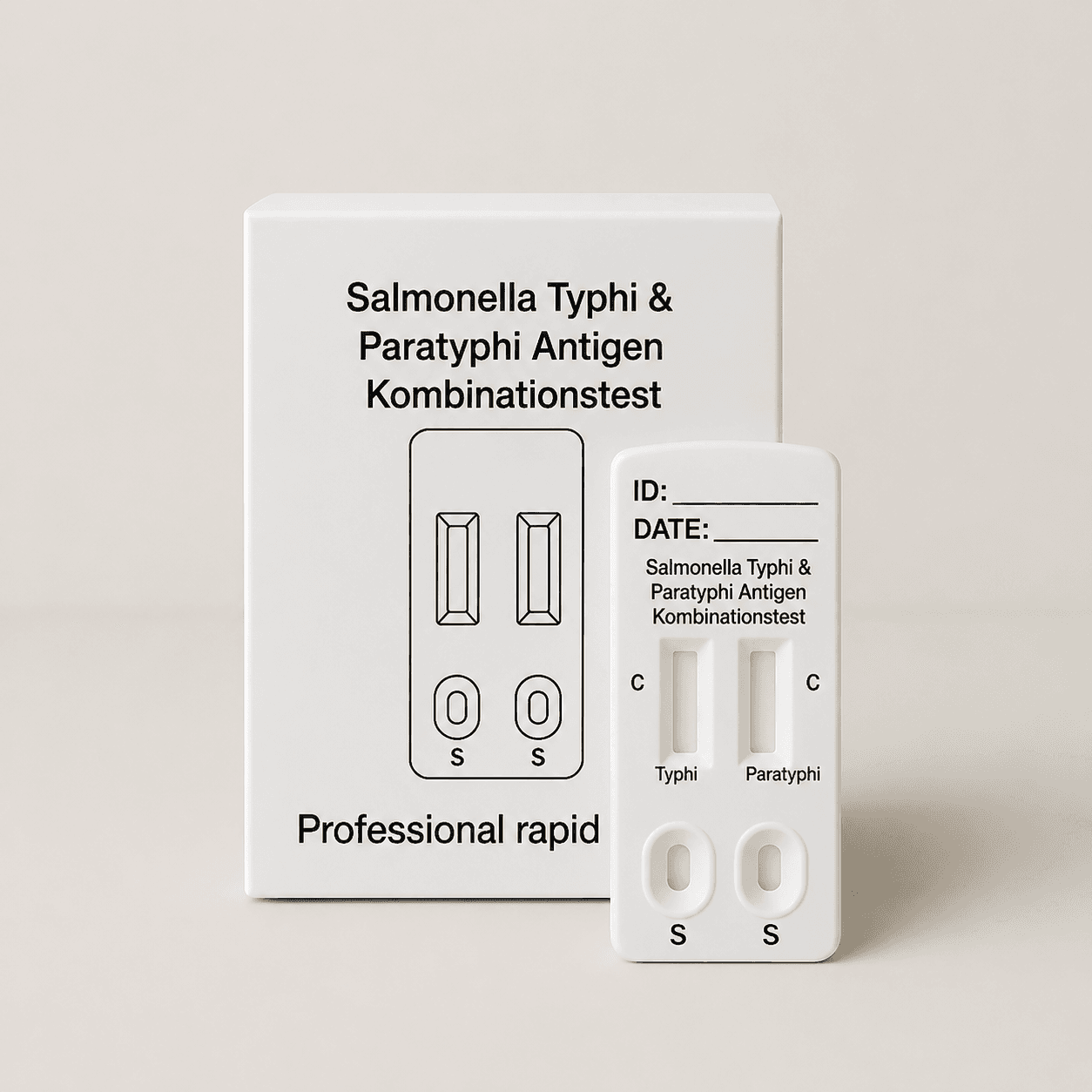 Salmonella Typhi & Paratyphi Antigen Självtest 10-pack - Professionellt bruk