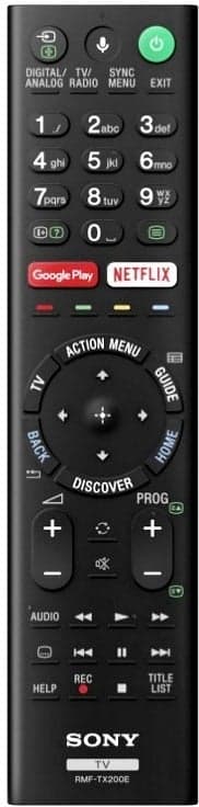 Sony RMF-TX200E -fjärrkontroll