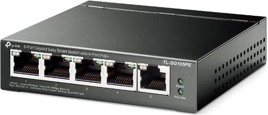 TP-LINK TL-SG105PE - 5-portars PoE-switch