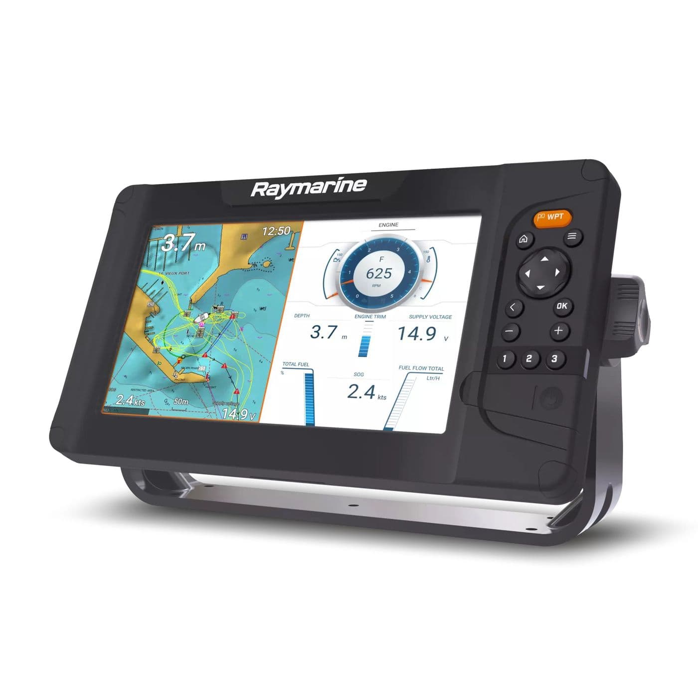 Raymarine Element 7 S GPS-Plotter/Ekolod, 7" display med GNSS-sensor