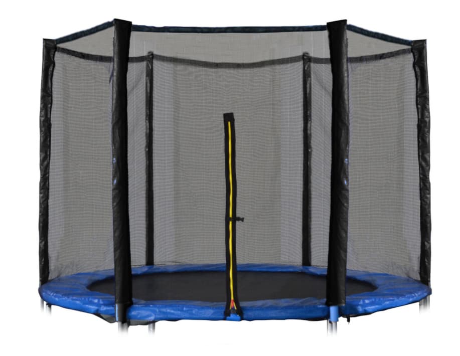 Trampolinnät 244 cm - ytterkant - 6 stolpar - 8 fot - säkerhetsnät
