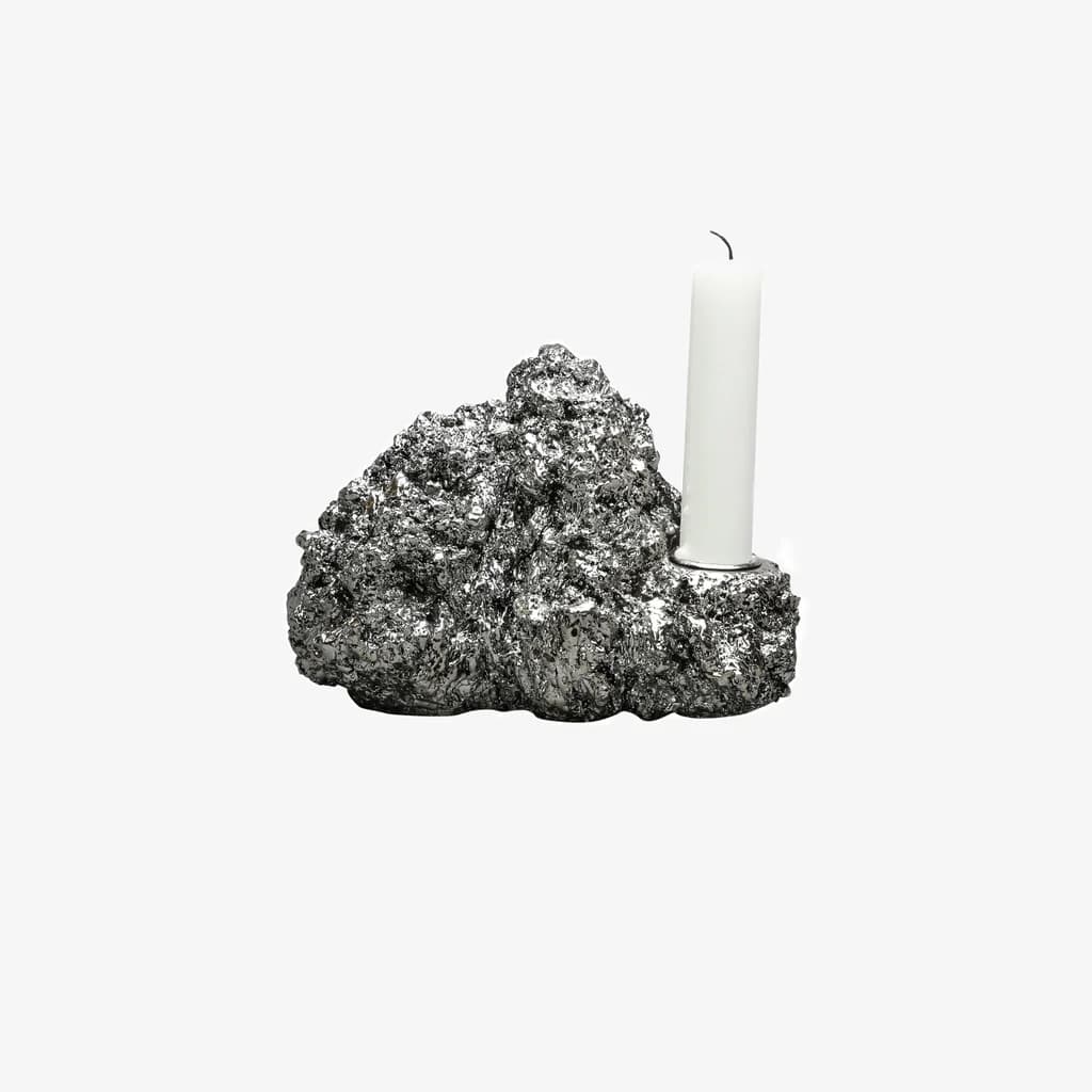 Minerale Ljusstake Silver