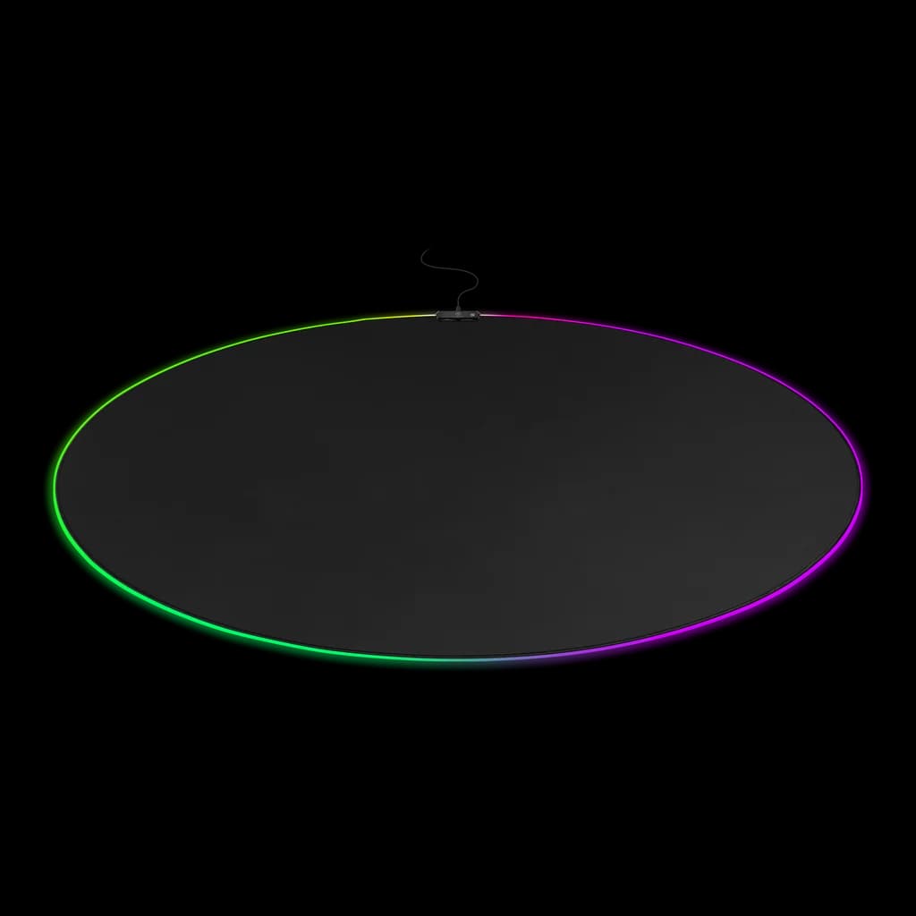 Deltaco Gaming DFP430 Golvmatta RGB, svart