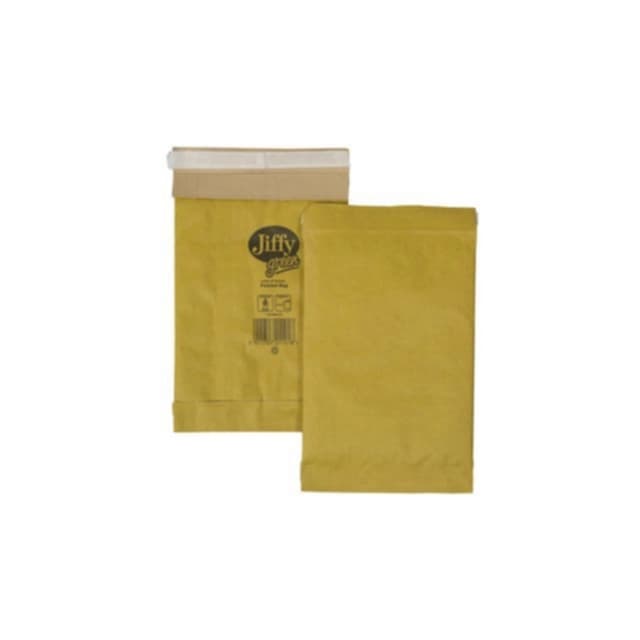 Vadderad påse nr.4, 225x343 mm brun, 10 st