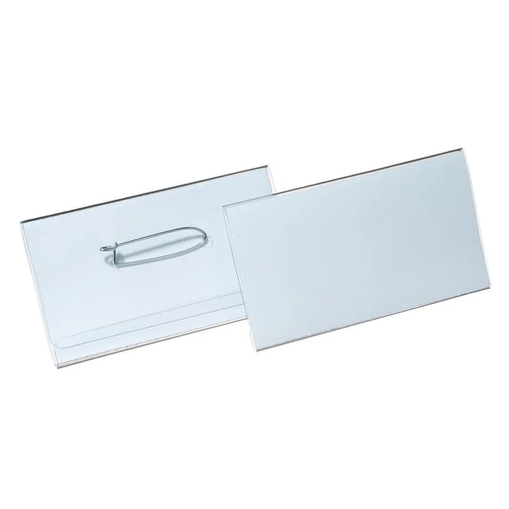 Namnskylt Durable nål 75x40 mm, 100 st