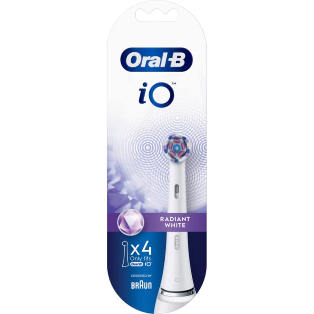 Oral-B Refiller iO Radiant 4-pack, vit