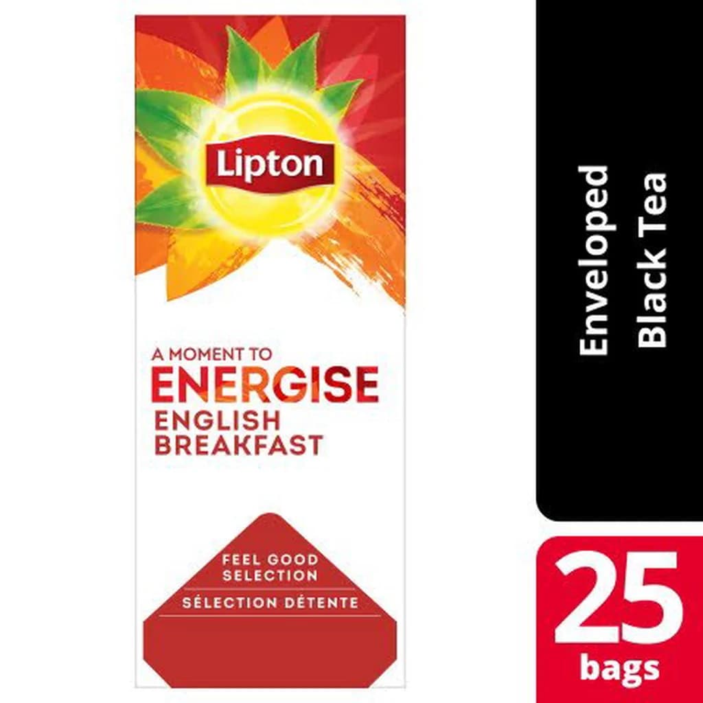 Te LIPTON påse English Breakfast 25/FP