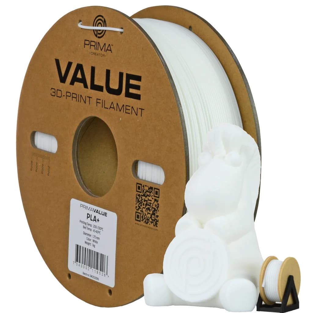 PrimaValue PLA+ - 1,75mm - 1kg - Vit
