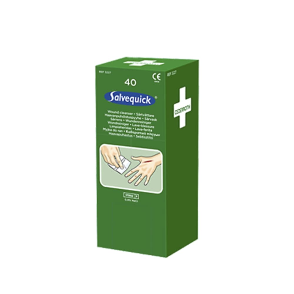 Salvequick Sårtvättare Savett, 40 st