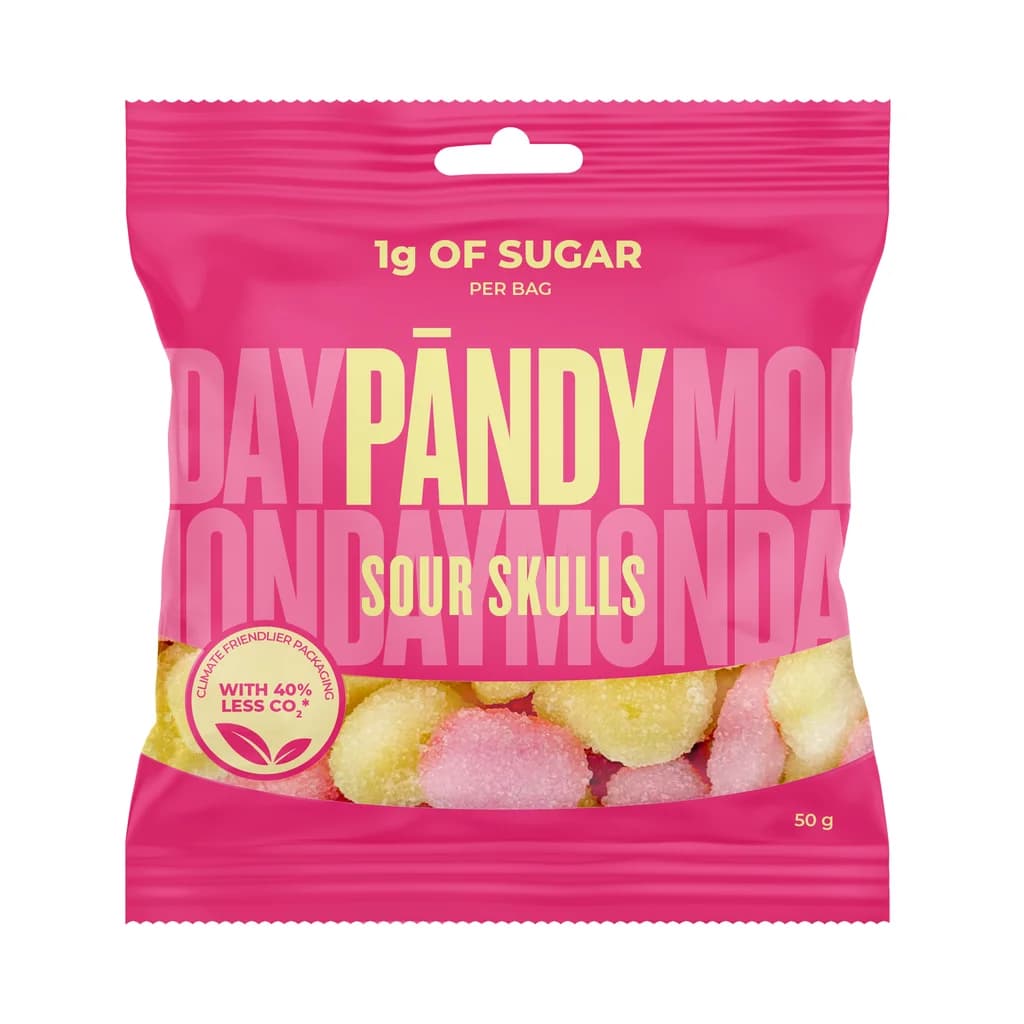 Pändy Candy Sour Skulls, 50g