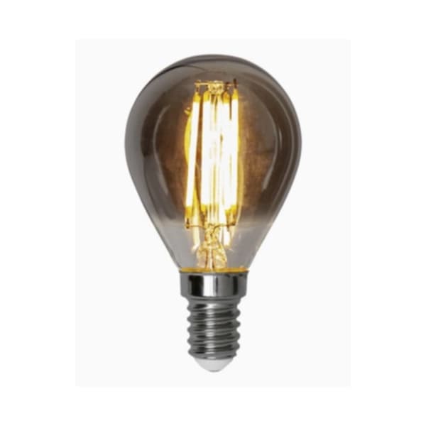 LED-lampa E14 P45 Soft Glow Smoke 3-step memory