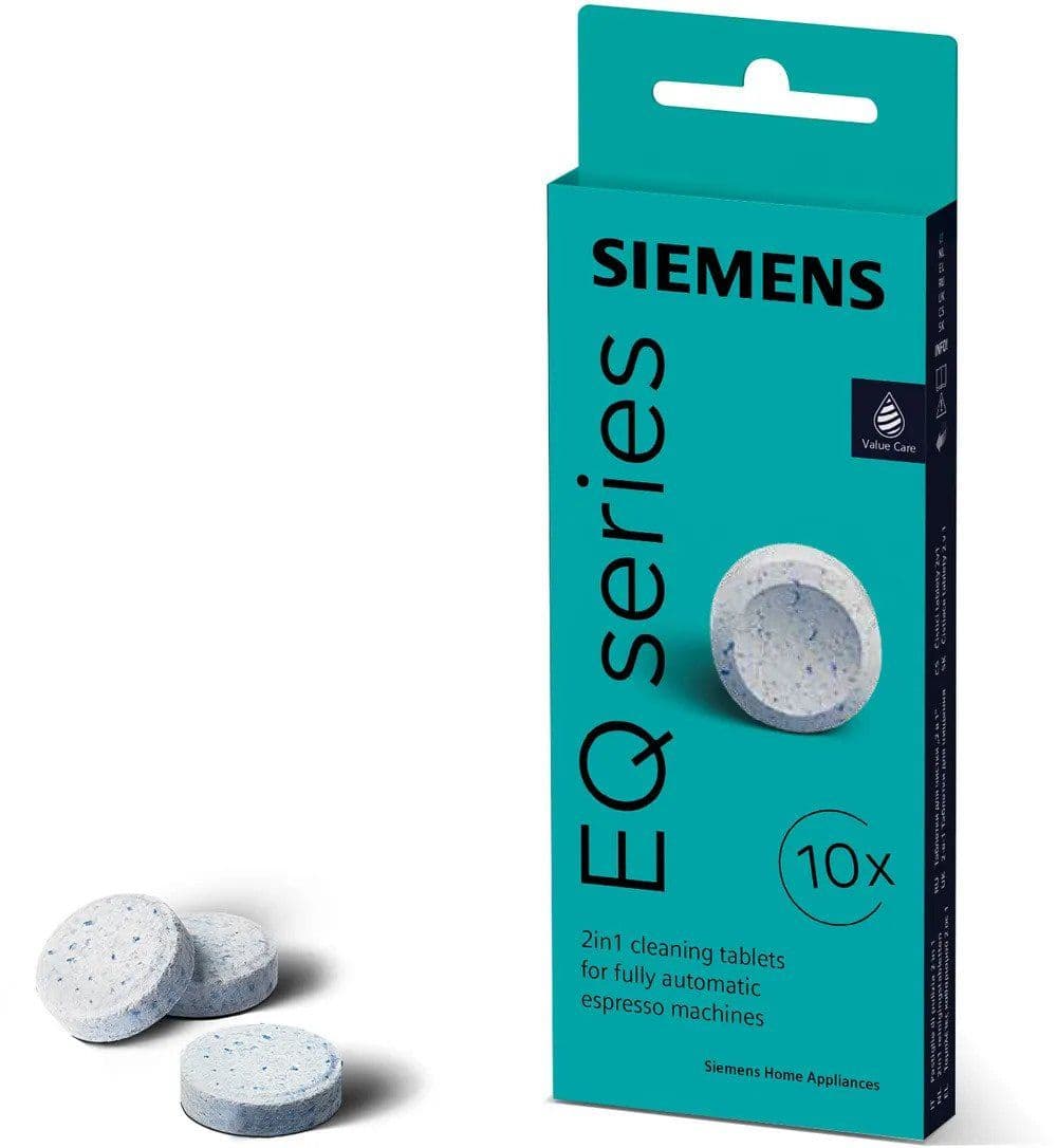 Rengöringstabletter Siemens tz80001, förpackning om 10 st.