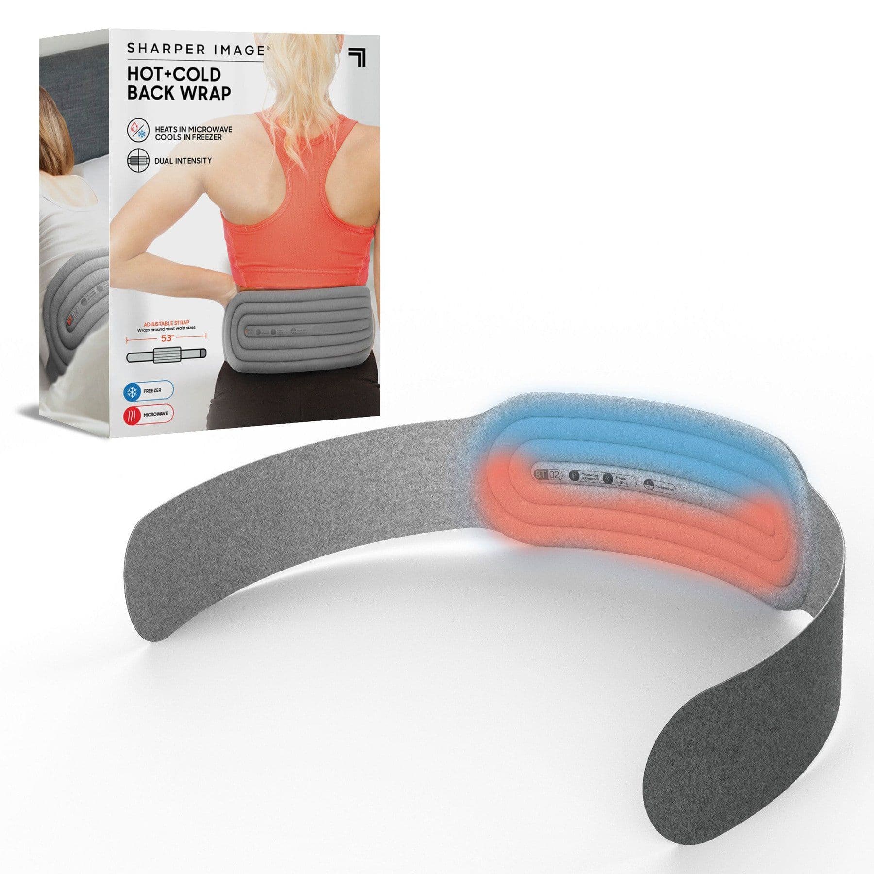 Sharper Image Ryggbandage med värme och kyla