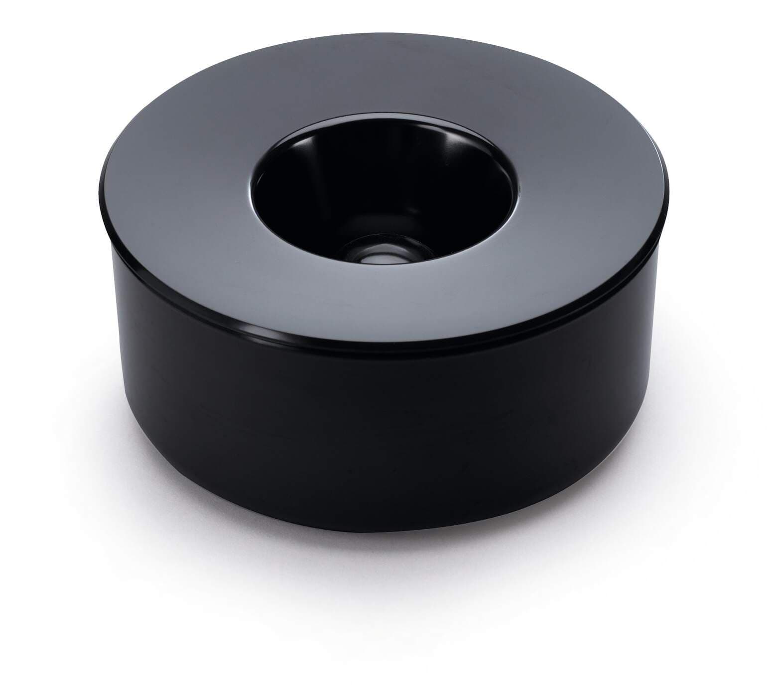 Askebæger Kulan sort Ø130mm H60mm