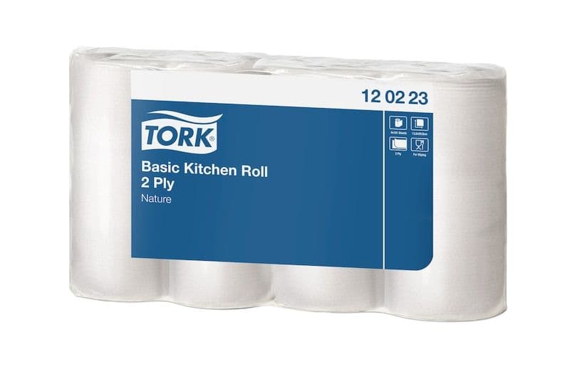 Köksrulle Tork Basic 26m vit 2-lagig - (32 rullar per förpackning)