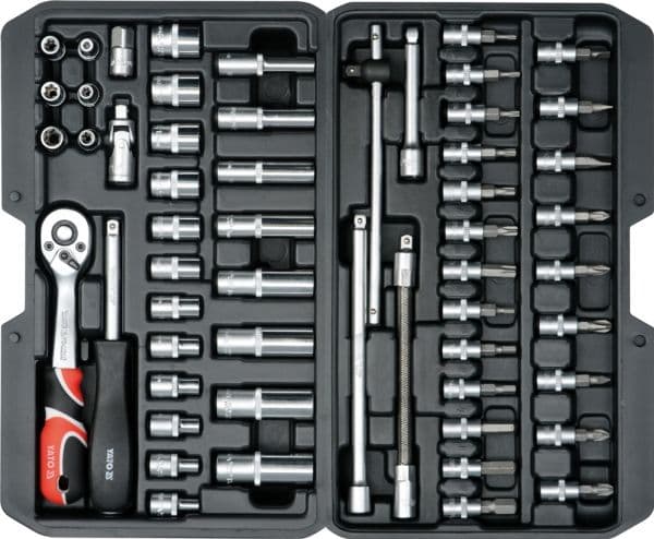 1/4" verktygssats 56 delar [YT-14501]