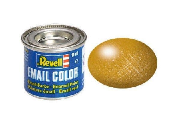 Emalj 14 ml mässing metallic