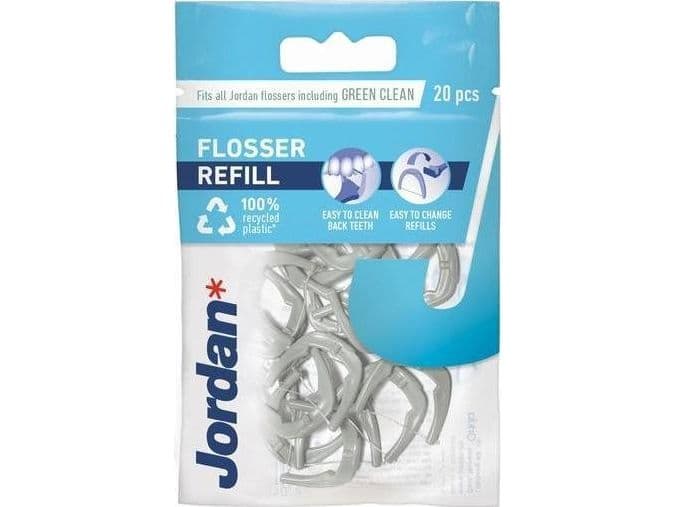 Jordan Easy Clean Flosser reservtrådar för flosser 20 st.