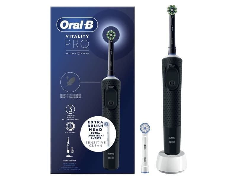 Oral-B Vitality PRO - Eltandborste - Svart
