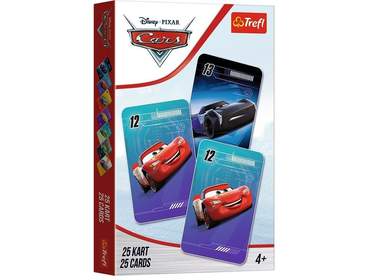 Trefl 2in1 CARS AUTA spel Peter Card + Memory Memo Trefl