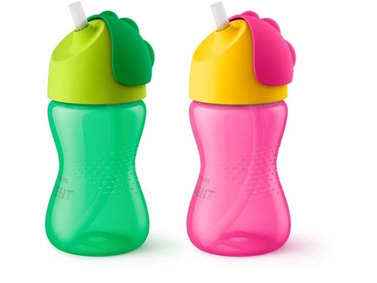 Philips AVENT SCF798/00 Sugrörsmuggar, Omvandlingsbar flaska/mugg, 1 månad (er), Multifärg, Uppfällbart lock, Indonesien, 300 ml
