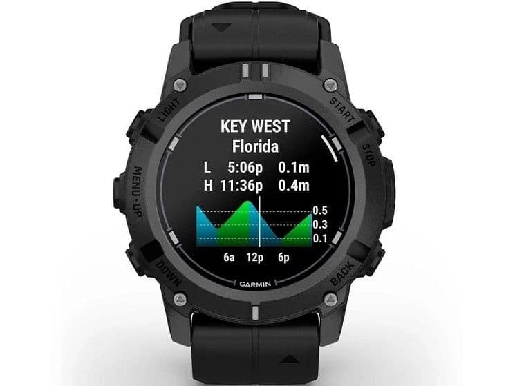 Garmin Descent G2 smartklocka, svart med svart armband