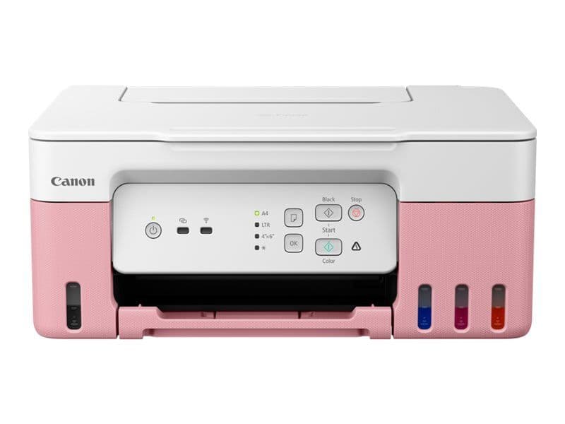 Canon PIXMA G3430, bläckstråleskrivare, färgutskrift, 4800 x 1200 dpi, färgkopiering, A4, rosa